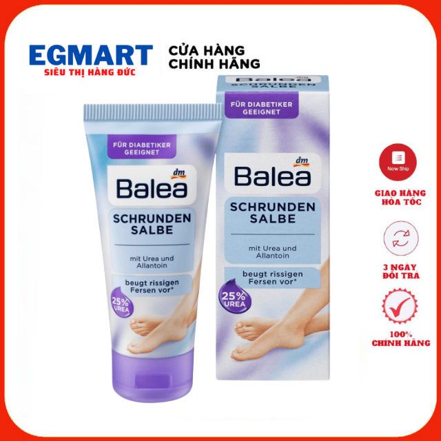 Kem dưỡng nứt gót chân Balea 50ml xách tay Đức