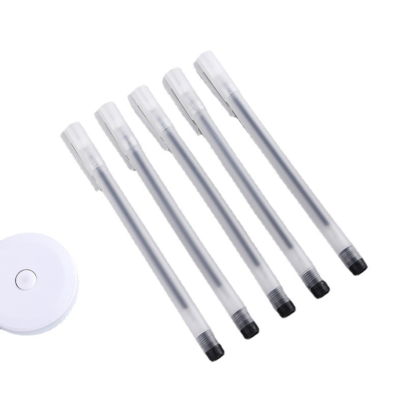 Set 20 Bút bi nước văn phòng mực gel 0.5mm mực đều nét chữ đẹp đủ màu xanh đen đỏ