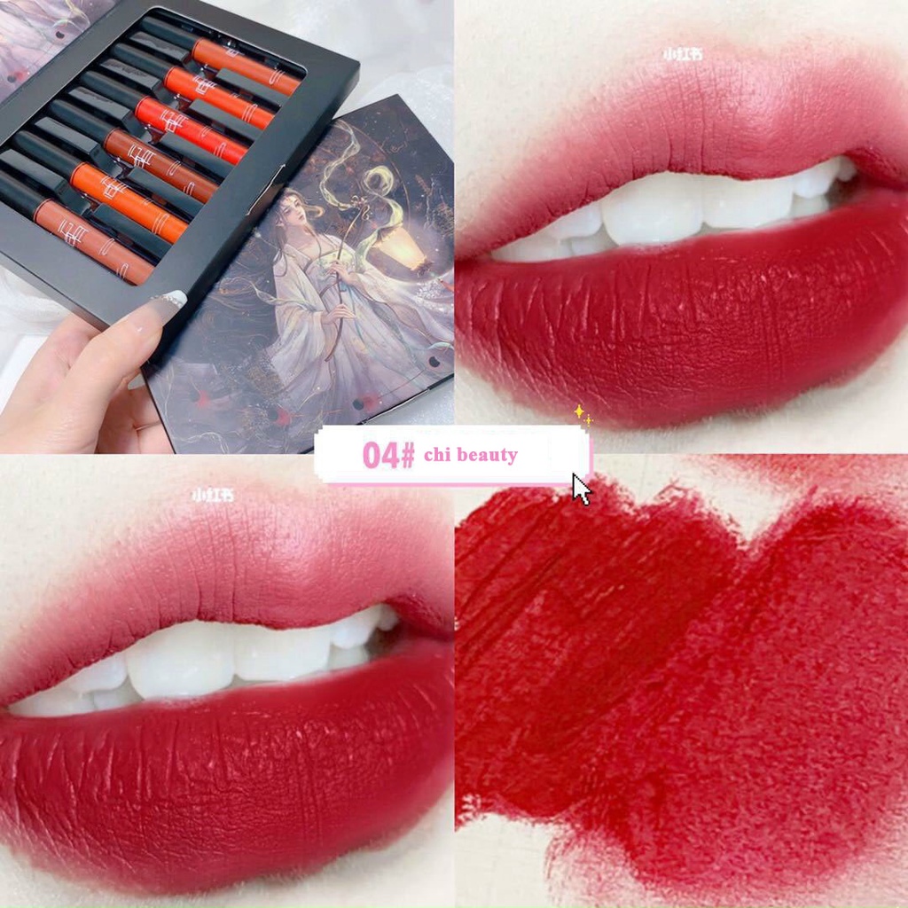 Set 6 cây son vongee công chúa thả đèn nội địa trung