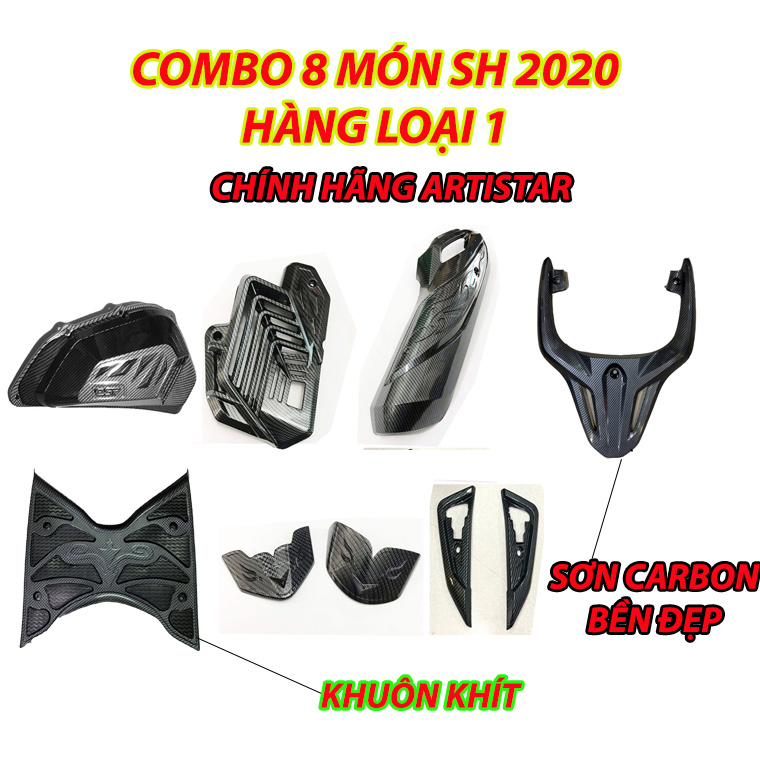 Combo bộ carbon 8 món cho sh 2020