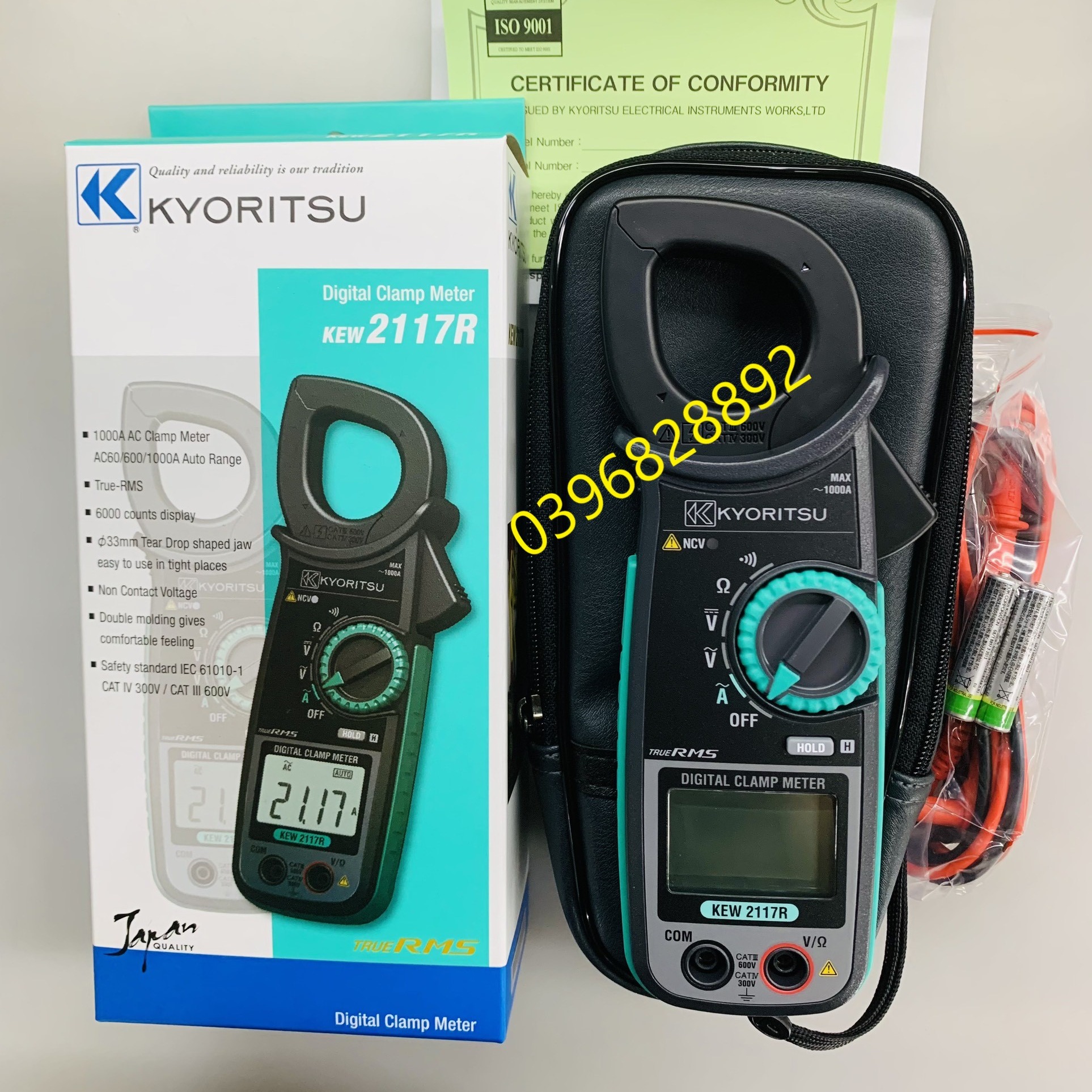 Ampe pliers ac Kyoritsu 2117r (1000A, 600V)