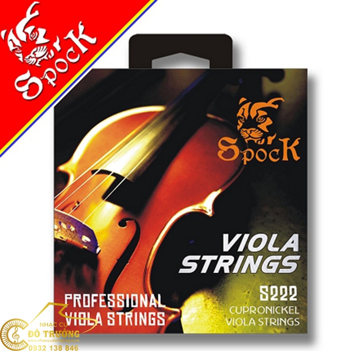 [HCM]BỘ DÂY ĐÀN VIOLA SPOCK S222