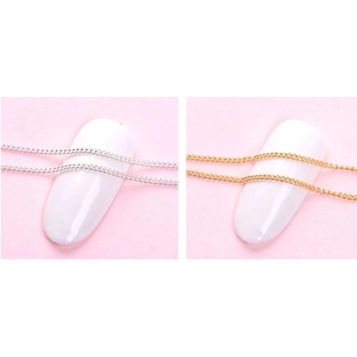 Dây Xích Vàng ,Bạc Loại Mãnh Trang Trí Móng - TGN937