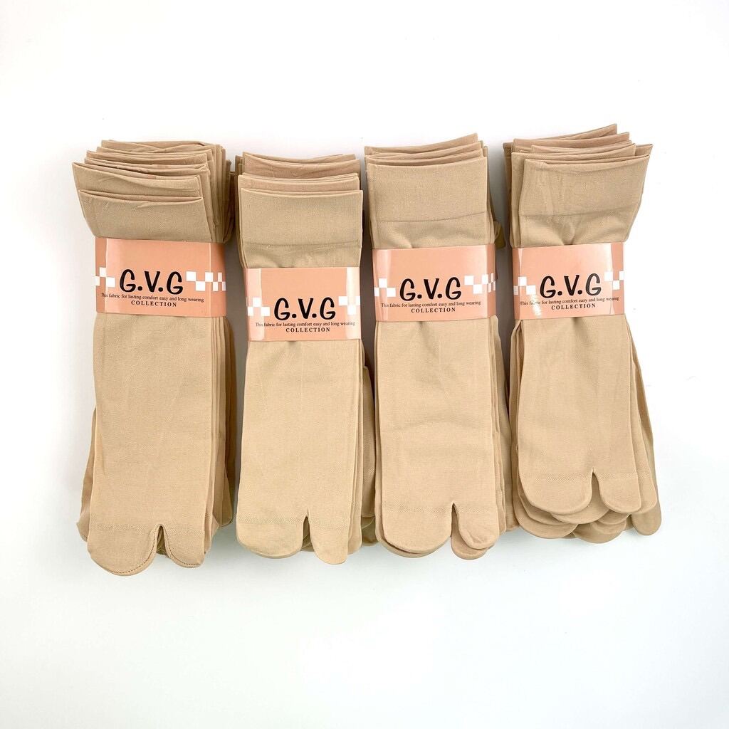 Combo 10 đôi Tất nữ xỏ ngón chống nắng, vớ cổ cao da chân Vải cotton dày dặn