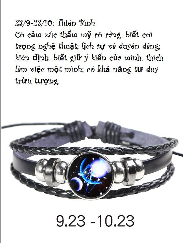 [HCM]Vòng đeo tay 12 cung hoàng đạo - Cung Thiên Bình Libra (23/09 - 23/10)