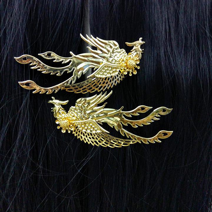 BỘ 2 KẸP TÓC PHƯỢNG HOÀNG - 2 LOẠI