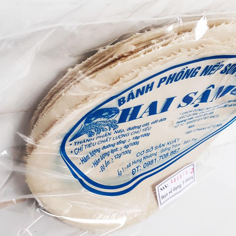 bánh phồng sơn đốc nếp lớn 23 cm đặc biệc 20 cái