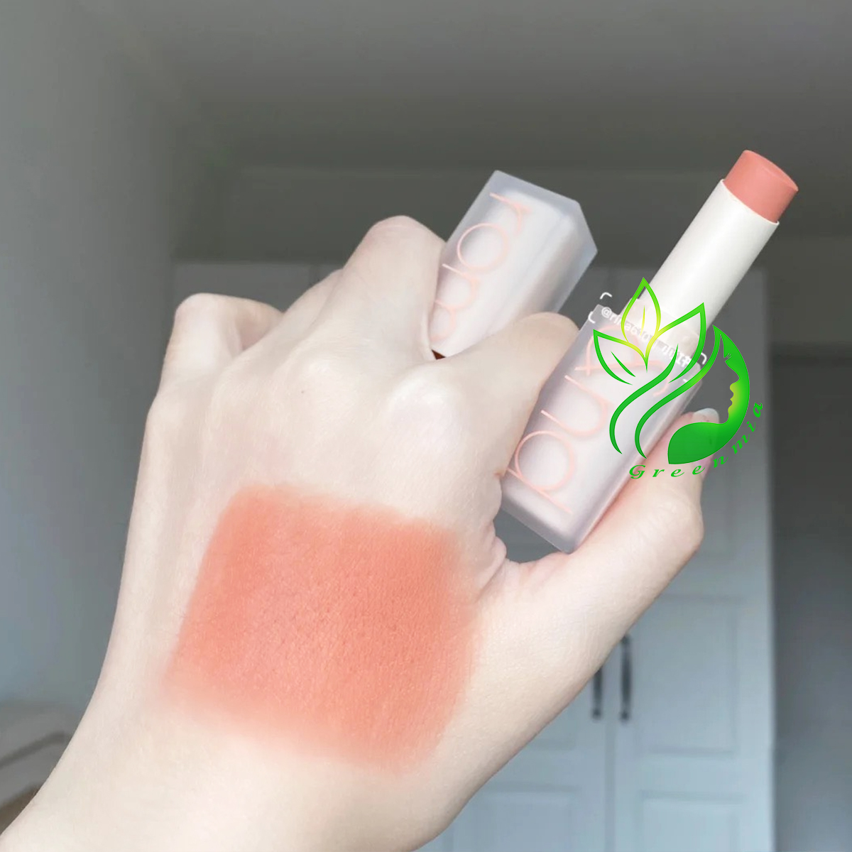 Son Thỏi Romand Zero Matte Lipstick Son Lì Mịn Màu 09 Shell Nude Cam Sữa Nude Chính Hãng