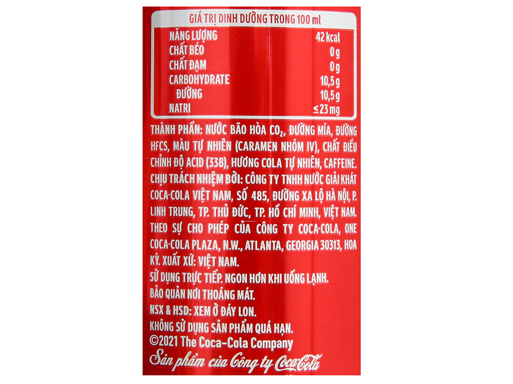 nước ngọt Coca Cola 320ml