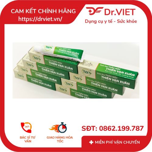 Kem xoa Thiên Vạn Xuân xoa bóp thảo mộc giảm đau nhức, đẩy lùi các cơn đau cơ, đau lưng, viêm khớp, bầm tím, bong gân