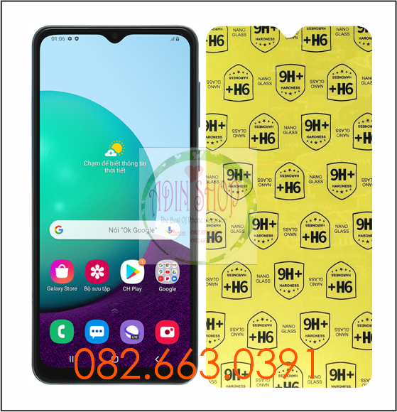 Dán cường lực Samsung A02 dẻo nano siêu bền