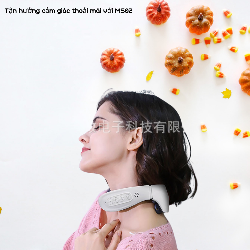 [SALE 12.12] MÁY MASSAGE CỔ VAI GÁY PL HAPPY HOME MS02, MÁY SỬ DỤNG CÔNG NGHỆ CHƯỜM NÓNG KẾT HỢP VỚI VẬT LÝ TRỊ LIỆU DÀNH CHO NGƯỜI BỊ ĐAU CỔ VAI GÁY DO NGỒI LÀM VIỆC LÂU, NẰM SAI TƯ THẾ, NGƯỜI MẮC BỆNH THOÁI HÓA,...