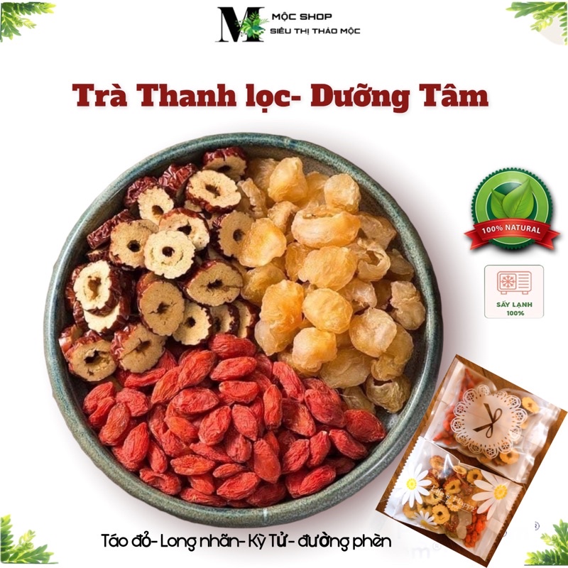 Trà thanh lọc dưỡng tâm (Long nhãn kỳ tử táo đỏ)