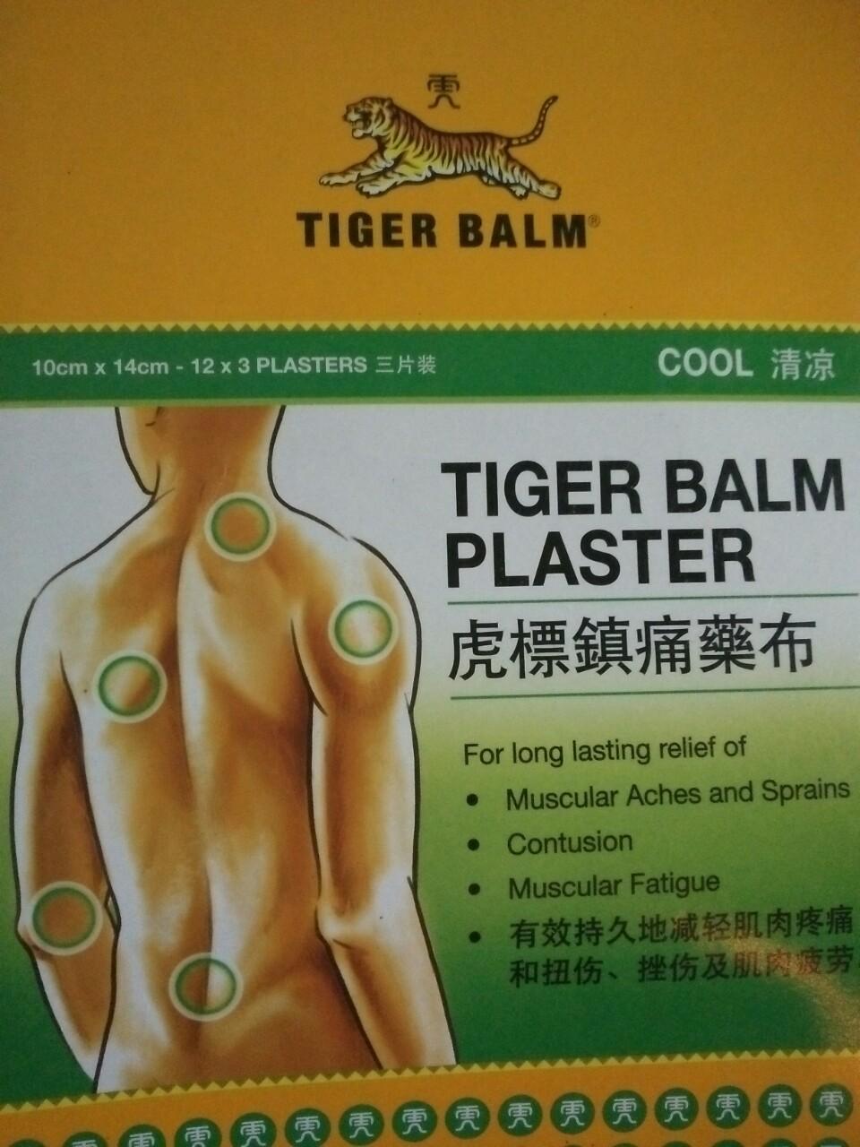 Combo 6 Bịch MIẾNG DÁN TIGER BALM PLASTER-RD Cool  10cm x 14cm