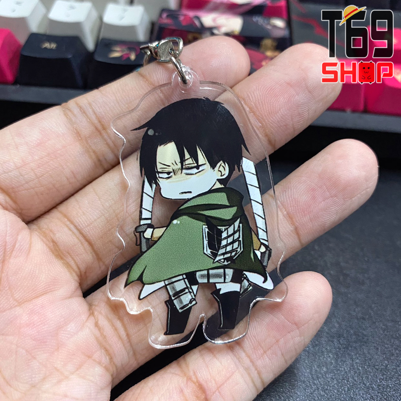 Móc khóa mica anime Attack on Titan [T69 Shop]