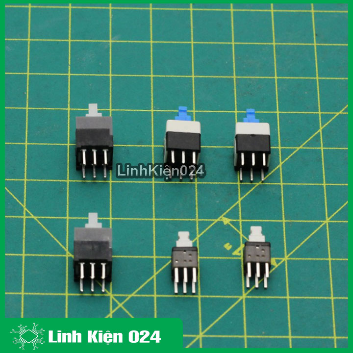 Combo 10 nút nhấn 6 chân giữ trạng thái