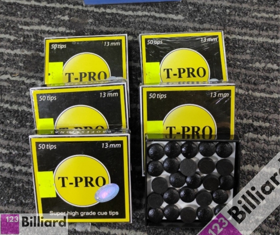 [HCM][SIÊU THỊ BIDA] Đầu cơ bida Tpro 13.0mm 50 viên [ĐẦU CƠ CLB]