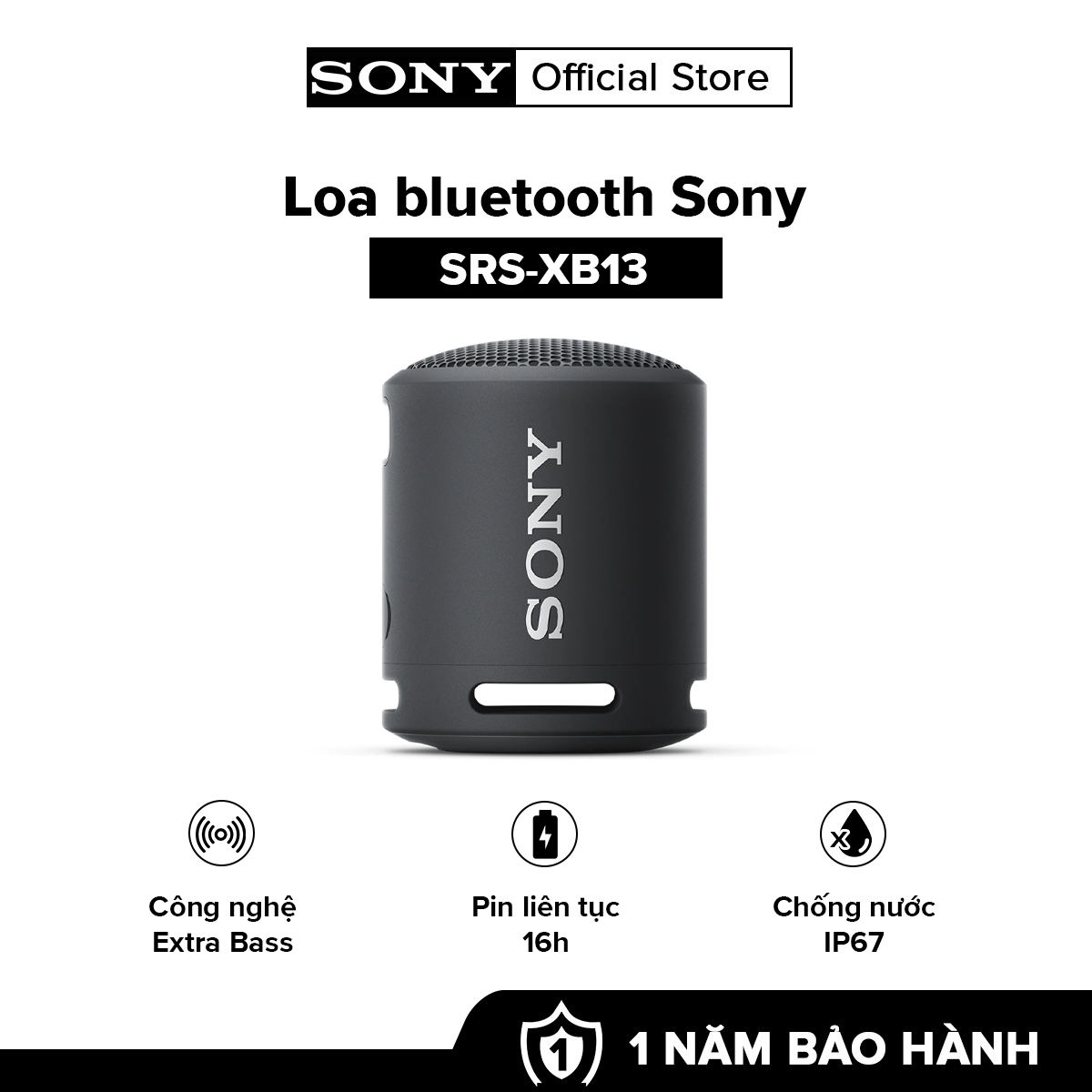Loa Bluetooth Sony SRS-XB13 – Hàng chính hãng