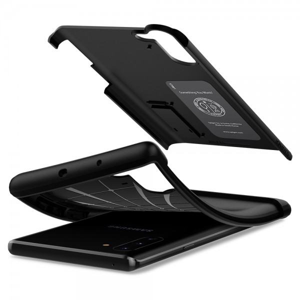 Ốp cho Samsung Galaxy Note 10 Slim Armor black - Chính hãng Spigen