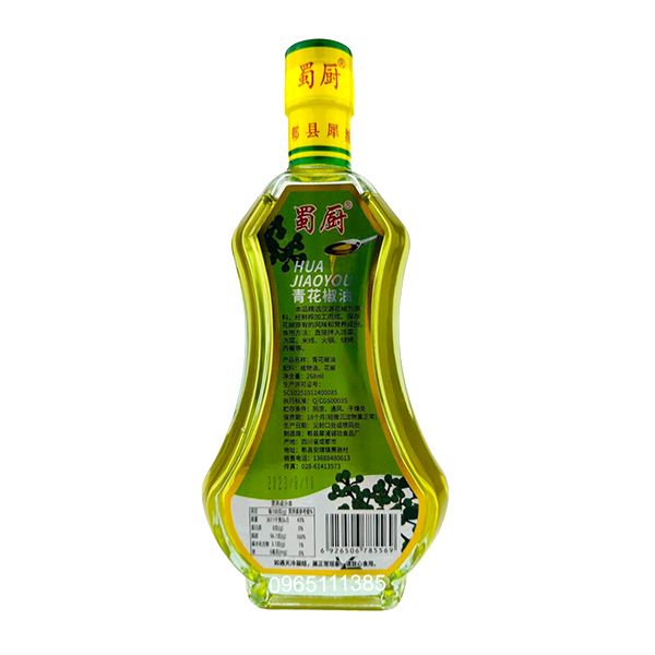 Dầu Hoa Tiêu Xanh/ Dầu Tê 268ml, nội địa TQ