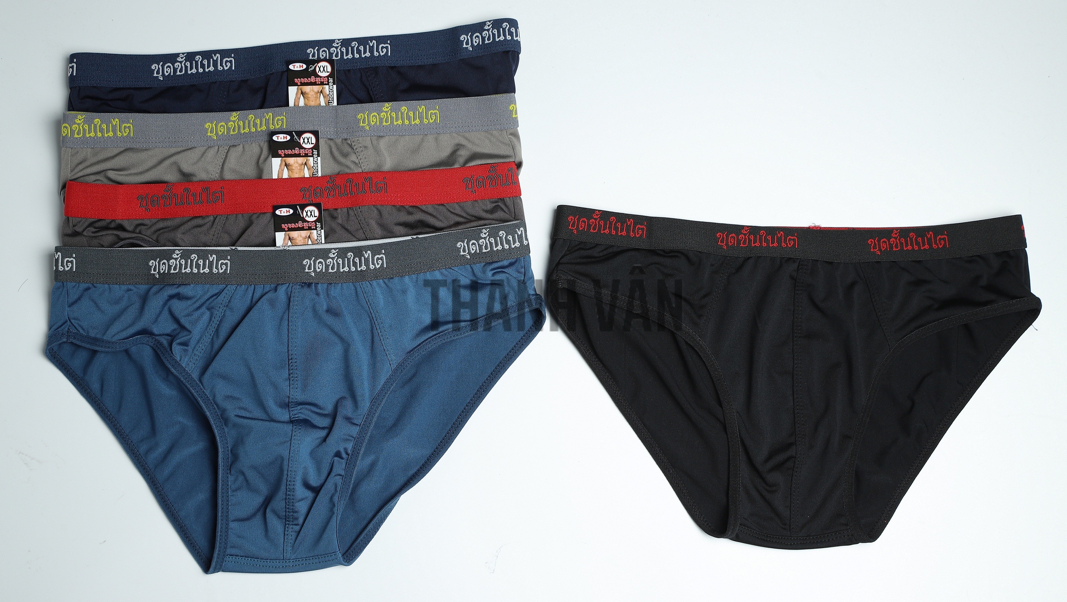 Combo 5 Quần lót nam thun lạnh lưng thái (2,5 Cm)