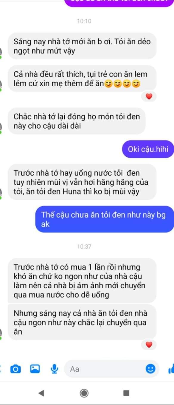 Tỏi đen cô đơn Huna home - (Hũ 500gram)