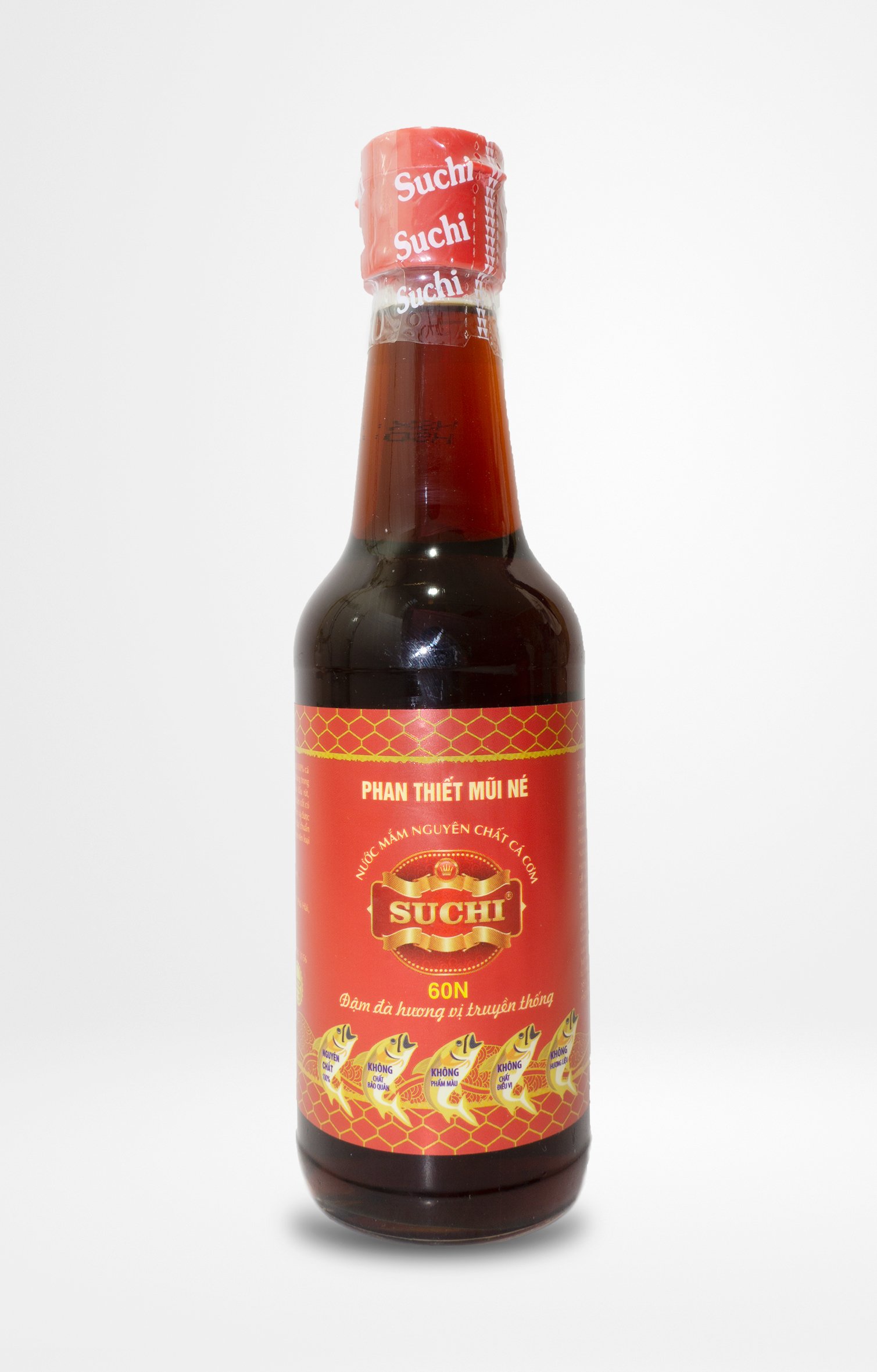 Nước mắm nguyên chất cá cơm SUCHI - Phan Thiết Mũi Né 60N (60 độ đạm) 310ml