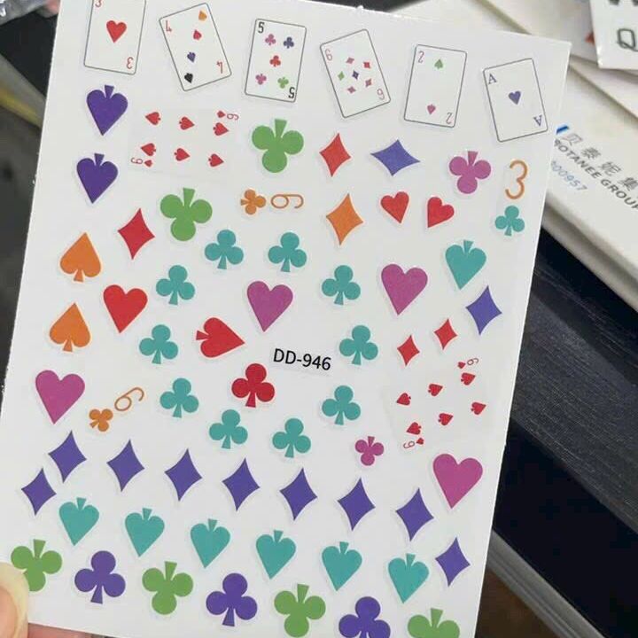 Sticker Tết ,Sticker Bài Dán Móng Nhiều Mẫu - TGN937