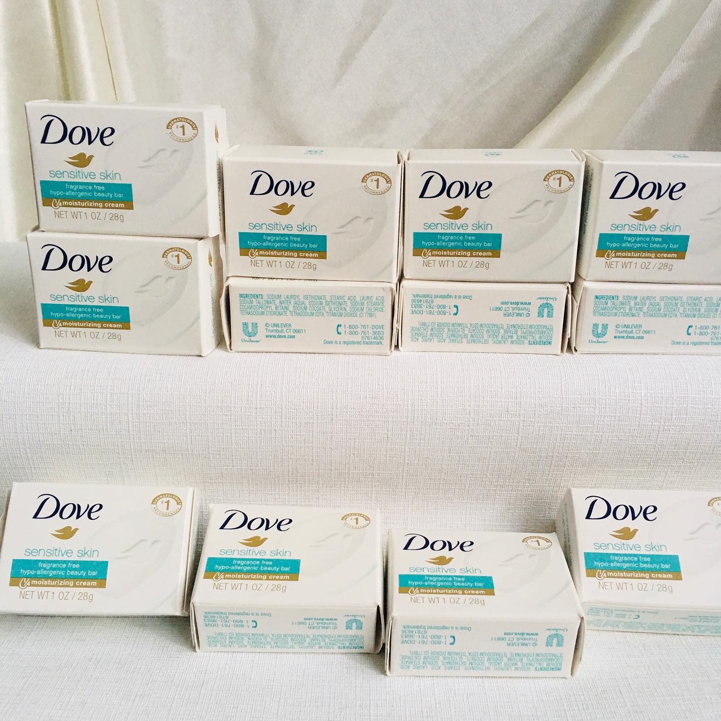 XÀ BÔNG DOVE MINI CHO DA NHẠY CẢM