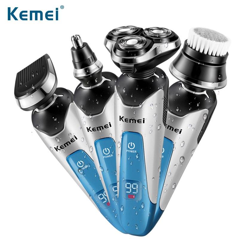 Máy cạo râu 3 lưỡi 4 in 1 km5390 đa chức năng