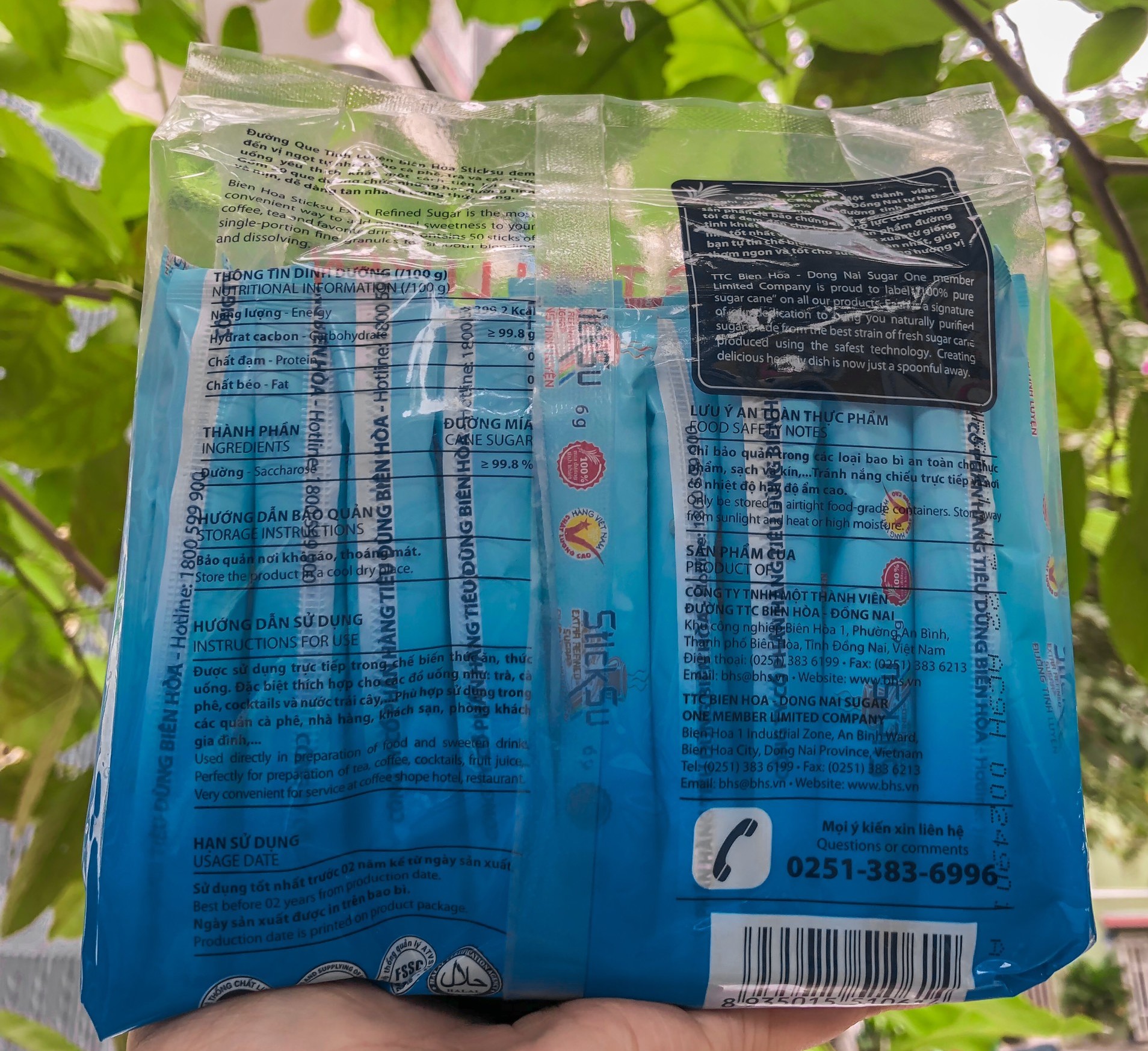 Đường que tinh luyện Biên Hoà Sticksu