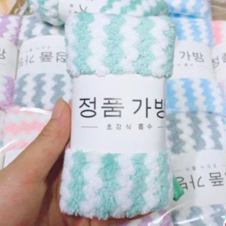 Combo Khăn mặt lông mịn xuất Hàn 30x50cm (Nhiều màu)