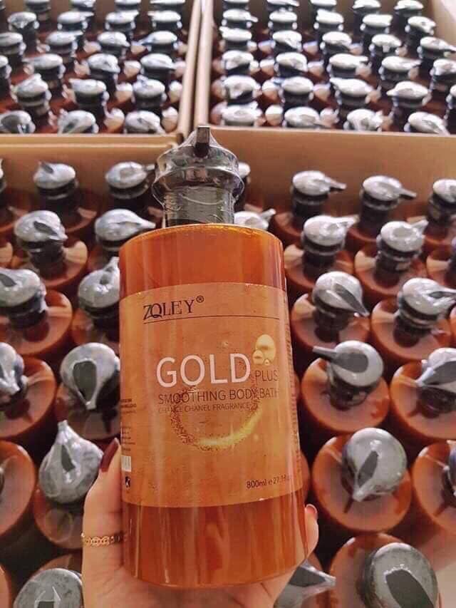 Sữa tắm GOLD PLUS Zoley 800ml - Chai Lớn