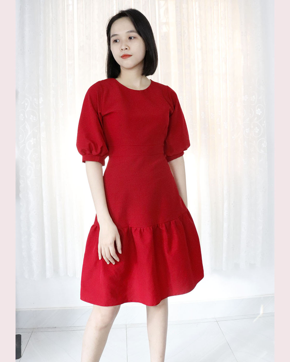 Đầm váy dự tiệc công sở dễ thương Rolisa RD004