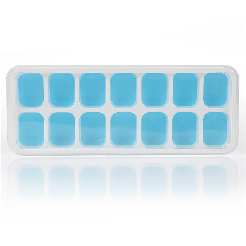 Khay làm đá silicon 14 ô có nắp đậy