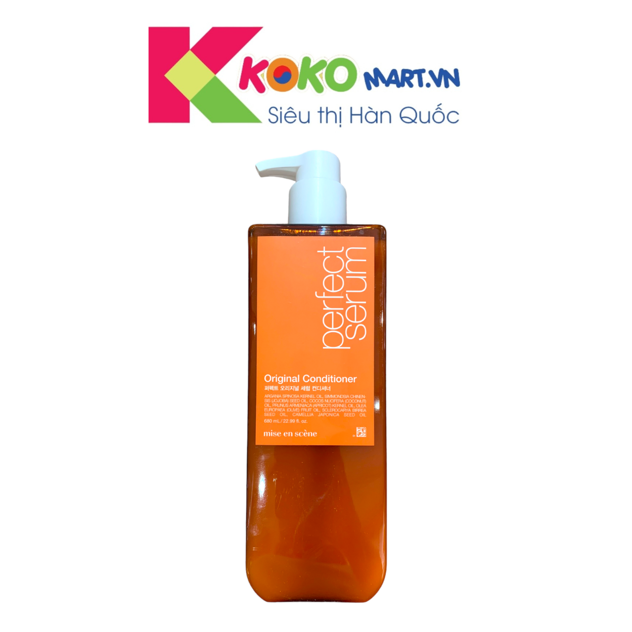 Dầu xả miseen cam perfect serum 680ml