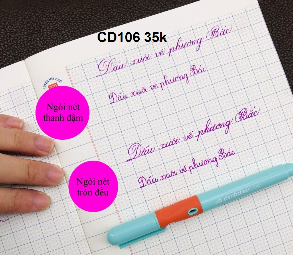 Bút Cánh Diều CD106 ngòi kim tinh