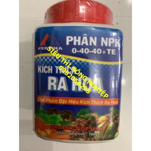 Chế phẩm kích ra hoa - 0-40-40+TE hũ 100gr