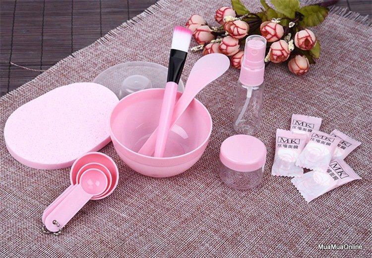 Bộ Dụng Cụ Trộn Mặt Nạ Đắp Mặt 9 Món Tiện Dụng