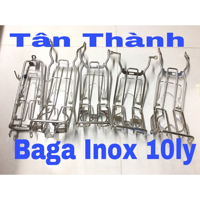 Baga Inox 10ly các loại xe