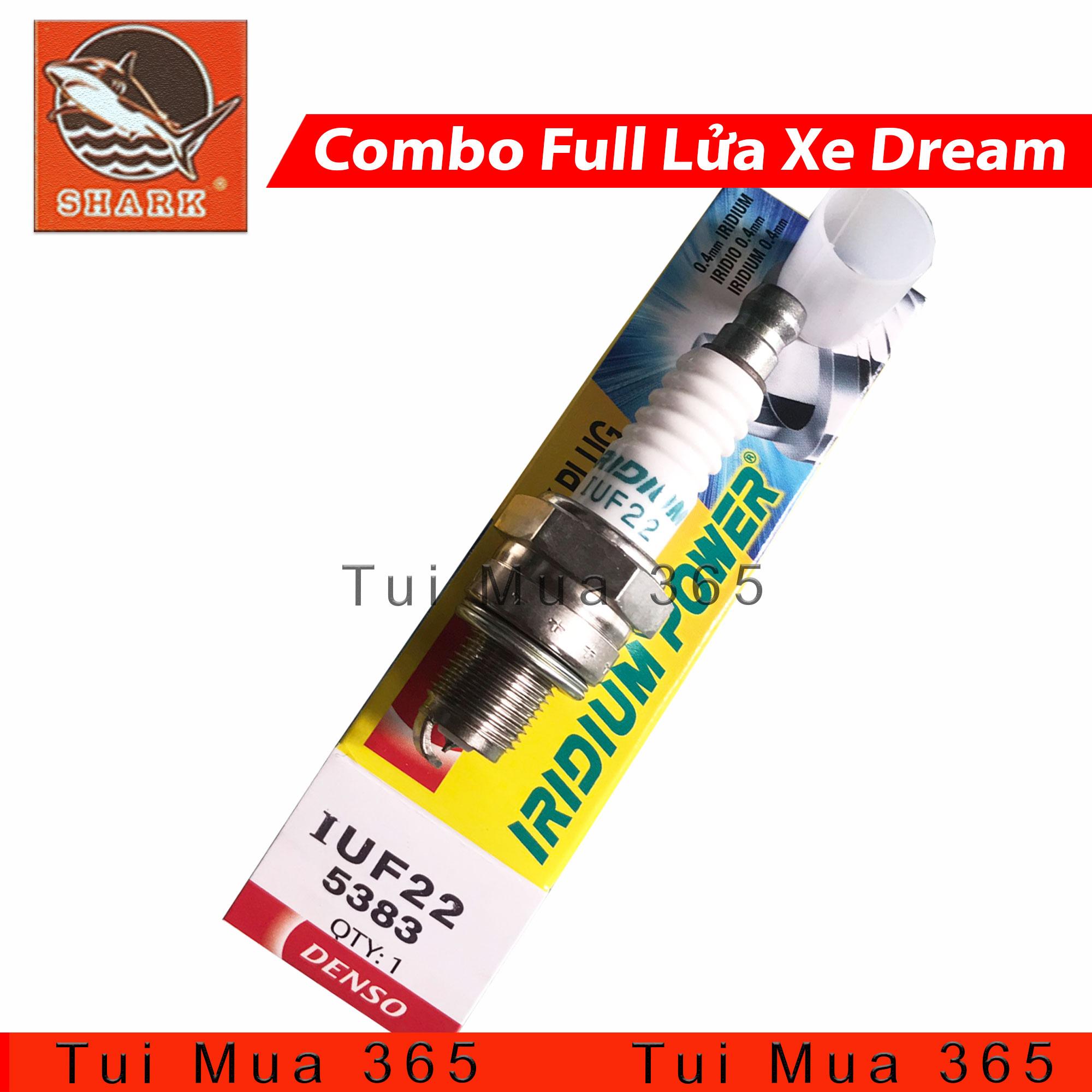 [HCM]Combo IC Shark và Mobin Sườn Faito Bugi Denso Độ Lửa Mạnh Dream Wave 100cc