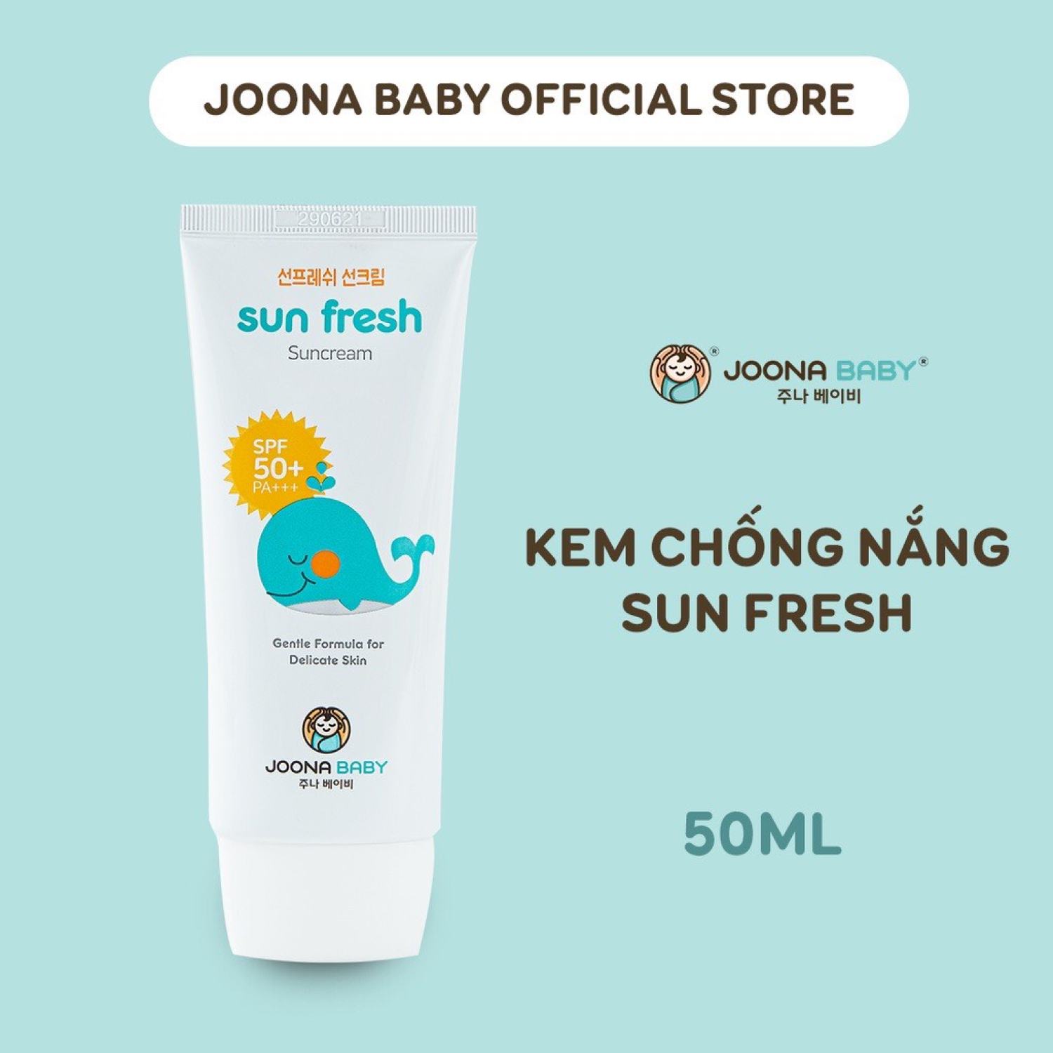 Kem chống nắng Joona Baby Sun Fresh 50ml cho bé từ 6 tháng