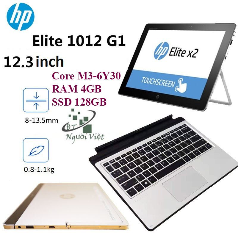 Laptop 2in1 Hp Elite X2 G1 1012 tablet CORE M3-6Y30, RAM 4GB, SSD 128GB