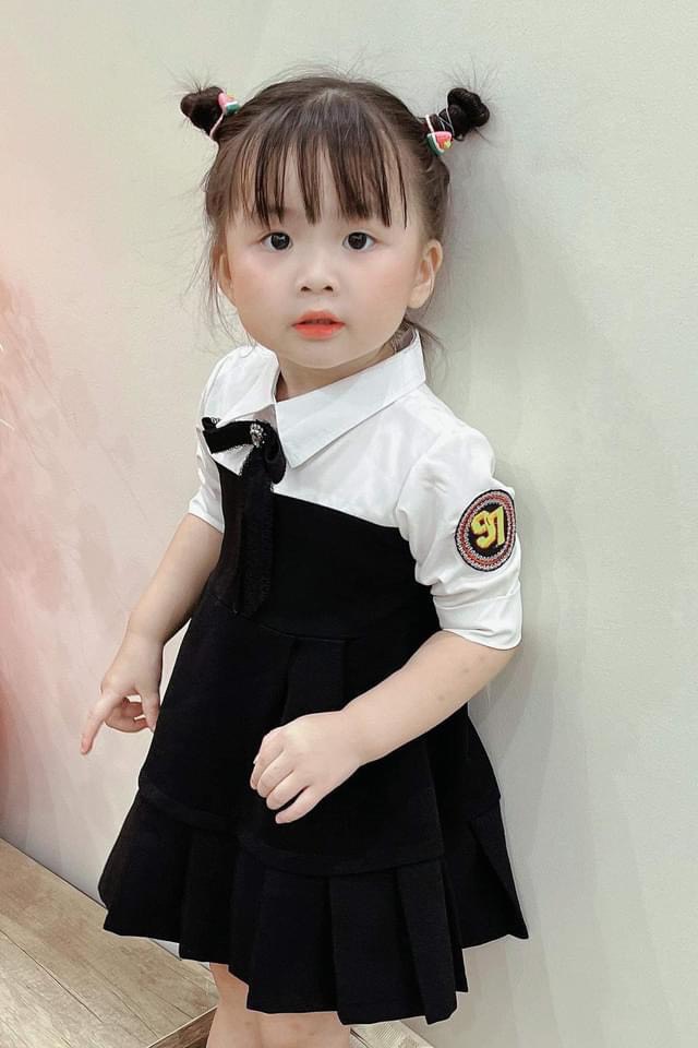 Đầm bé gái sơ mi 10-32kg