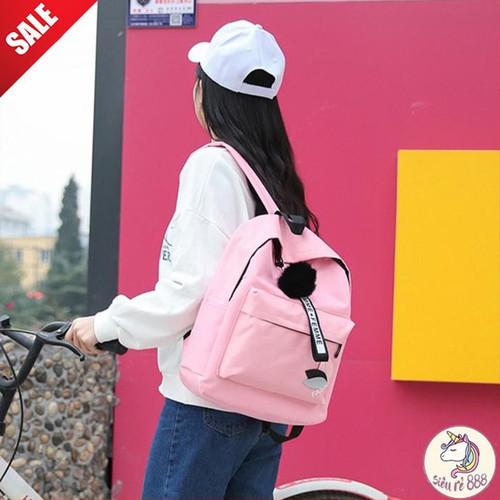 [HCM]Balo Thời Trang Nam Nữ 3 Chiếc Lá Fashion
