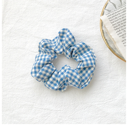 Dây Cột Tóc Scrunchies Vải Caro