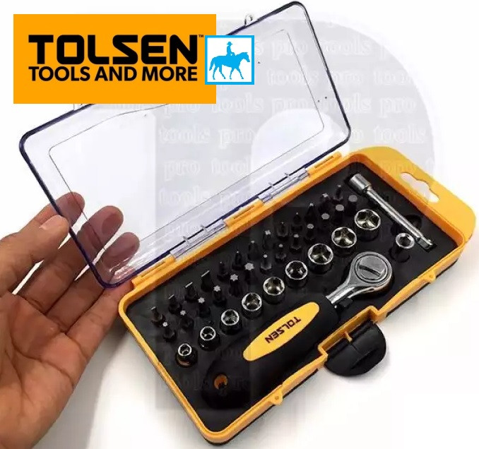 Bộ dụng cụ 38 đầu vít tuýp tolsen 20035