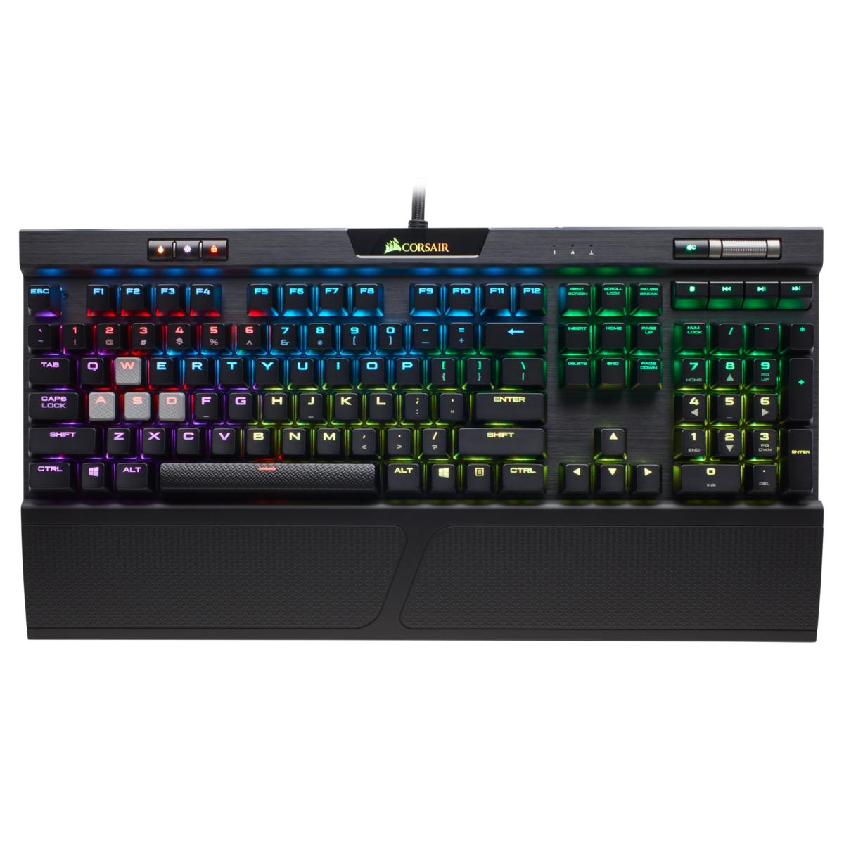 [Trả góp 0%]Bàn phím cơ Corsair K70 MK.2 MX Silent RGB