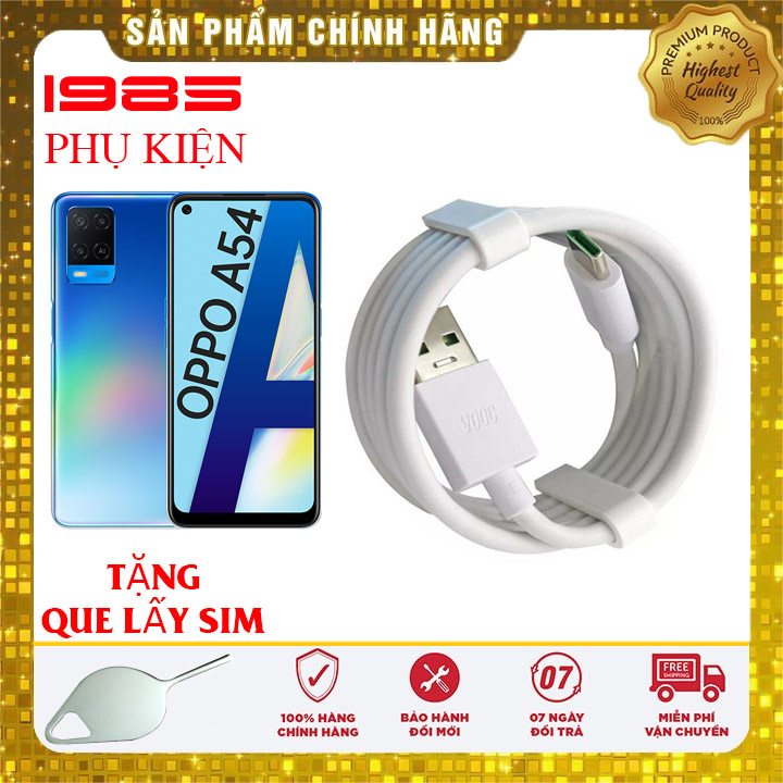 Cáp Sạc Nhanh Cho Oppo A54 Chính Hãng