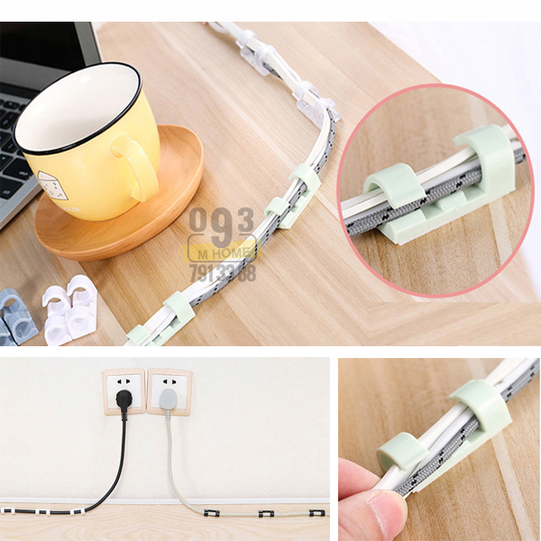 Combo 10 Kẹp Dây Điện Kẹp Đi Đường Điện
